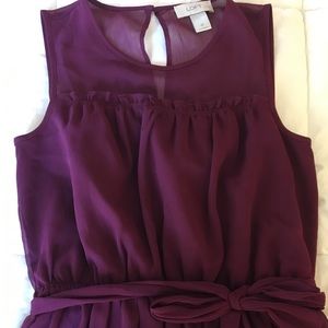 Short chiffon dress. Worn once.